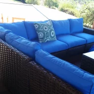 blue seating replacement cushions