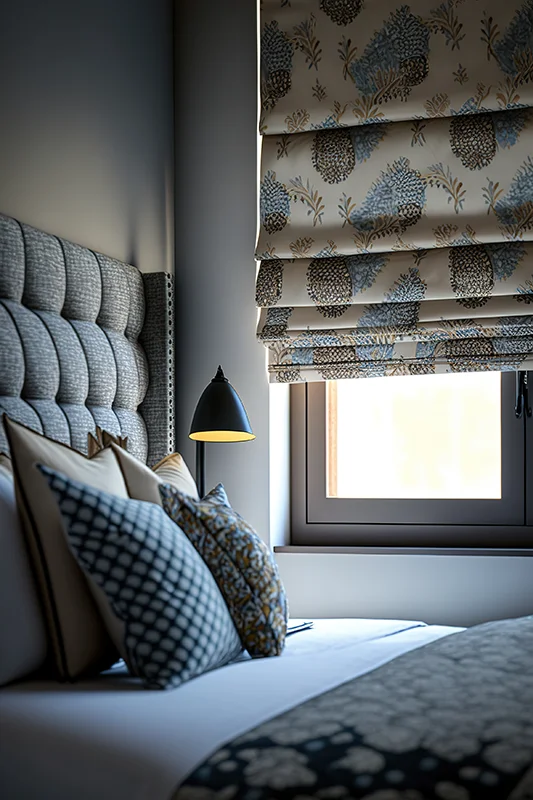 roman-shades-in-bedroom